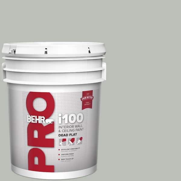 BEHR PRO 5 gal. #T16-11 Celadon Dead Flat Interior Paint