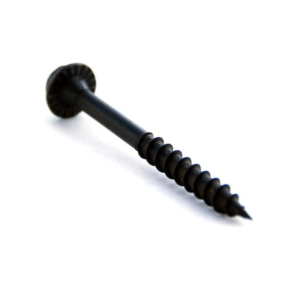 OWT Ornamental Wood Ties 1/4 in. x 2-3/4 in. Hex Head Steel Self-Tapping Timber Screws - (600-Pail)