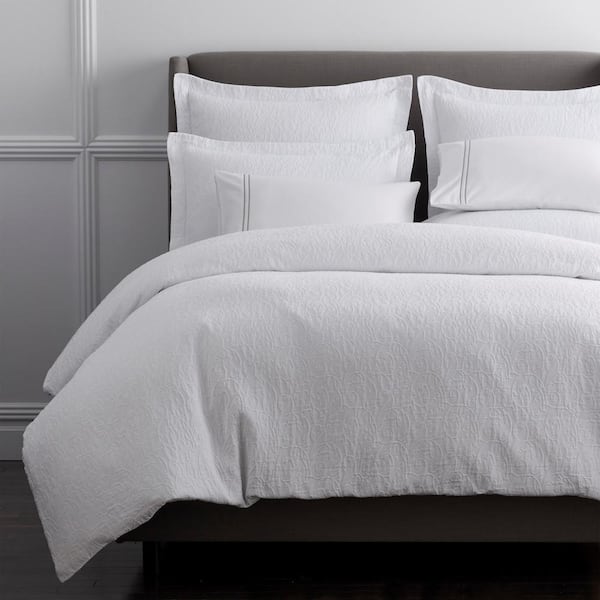 The Company Walcott White Graphic, Black And White Cotton Duvet Covers