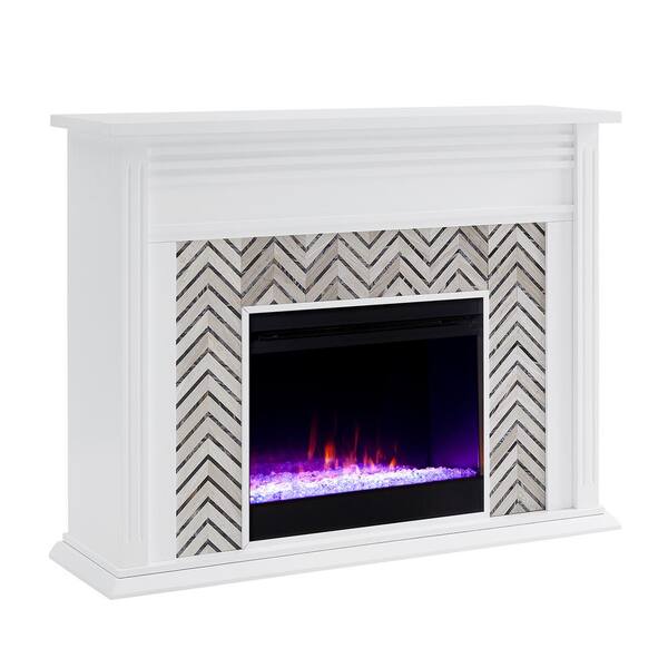 Electric Fireplace, White Electric Fireplace Bathroom