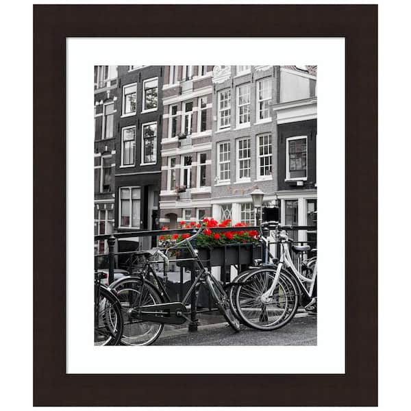 Amanti Art Carlisle Espresso Wood Picture Frame Opening Size 24 x 20 in. (Matted To 16 x 20 in.)