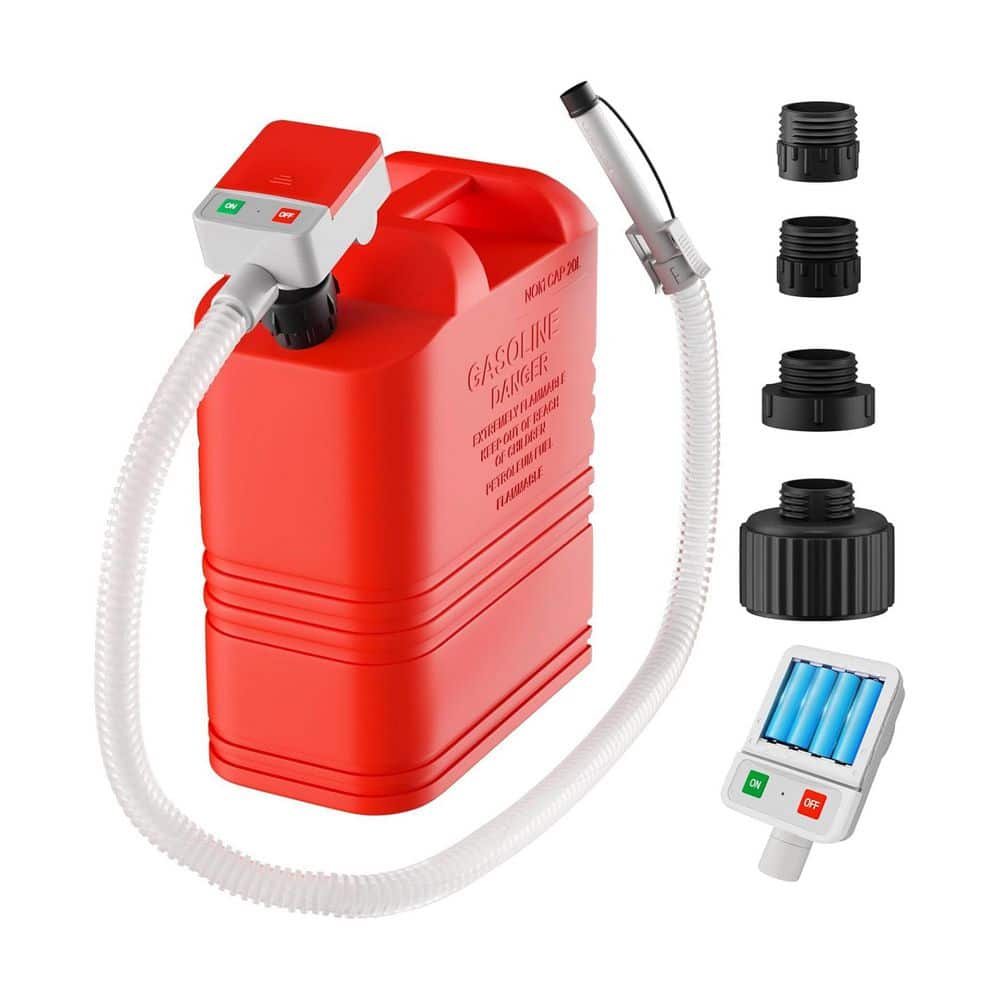 3.2 GPM Polyethylene Liquid Transfer Pump with Auto-Stop Feature, 51 Inch Hose, 4 Adaptors for Oil, Gasoline, Diesel price history on PriceWatchPro
