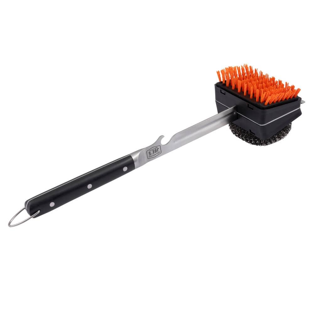 OKLAHOMA JOE'S Black Barbecue Grill Brush for Charcoal/Wood Grill -  1517365R06