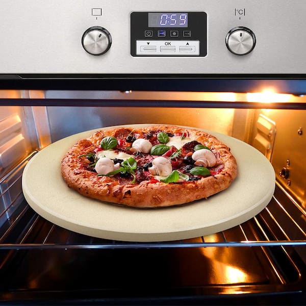 10 Kitchen Pizza Stone Baking Oven Bread Tray For Indoor Oven Outdoor BBQ  Grill