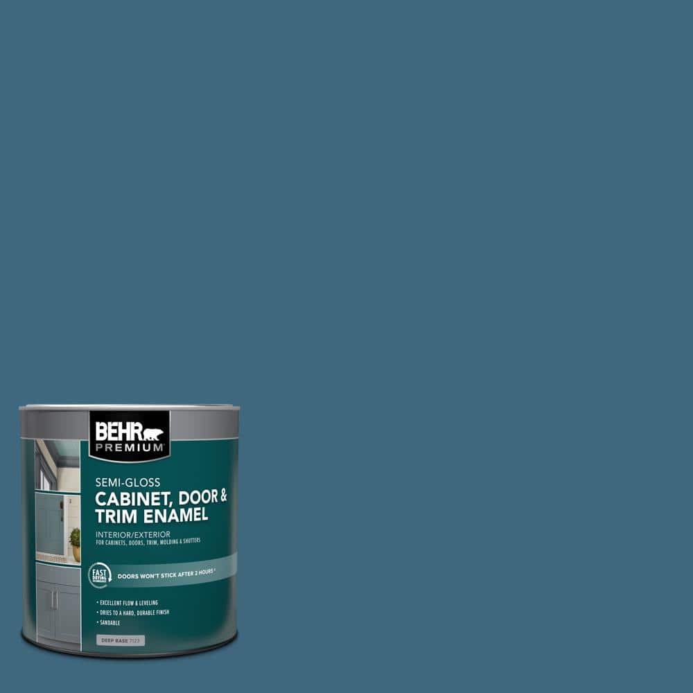 1 qt. #MQ5-61 Ocean Storm Semi-Gloss Enamel Interior/Exterior Cabinet, Door & Trim Paint price history on PriceWatchPro