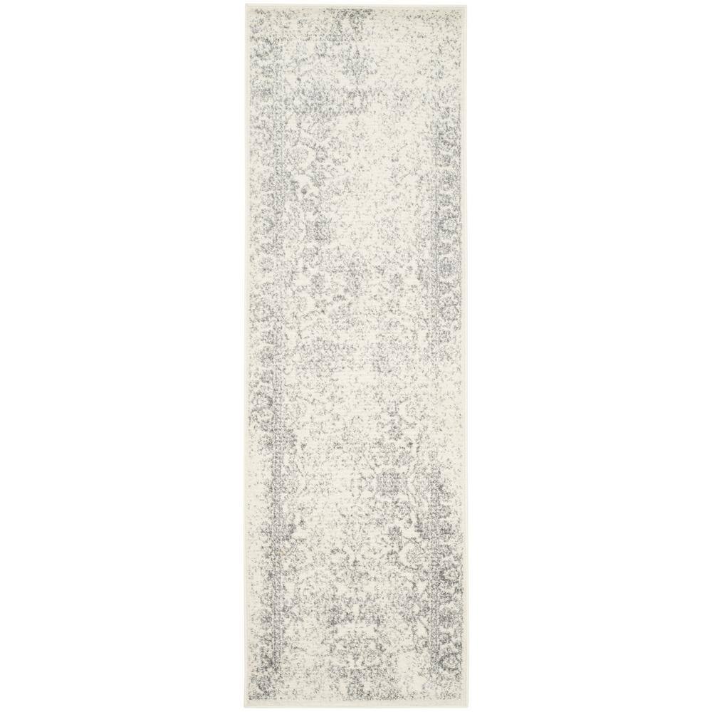 Grey Ivory SAFAVIEH Adirondack Collection ADR132B Moroccan Boho Trellis Non-Shedding Living Room Entryway Foyer Hallway Bedroom Runner 2'6 x 8' Grey Ivory SAFAVIEH Adirondack Collection ADR132B Moroccan Boho Trellis Non-Shedding Living Room Entryway Foyer Hallway Bedroom Runner 2'6 x 8'