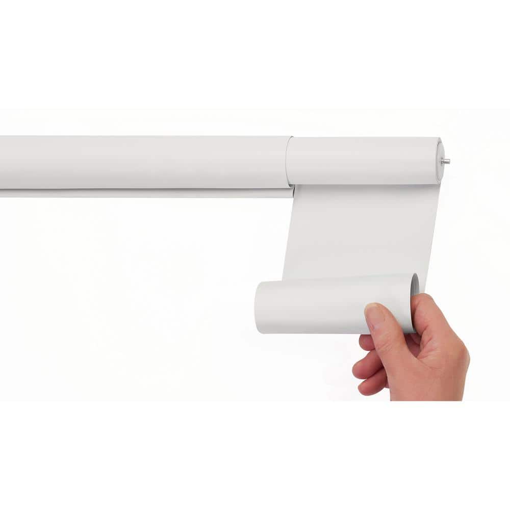 Ivory Cordless Vinyl Room Darkening Window Shade 37x72