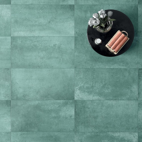 Ivy Hill Tile Forge Emerald 24 in. x 12 in. Matte Porcelain Floor