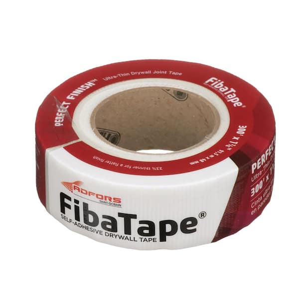 FibaTape Perfect Finish 1-7/8 in. x 300 ft. Self-Adhesive Mesh Drywall  Joint Tape