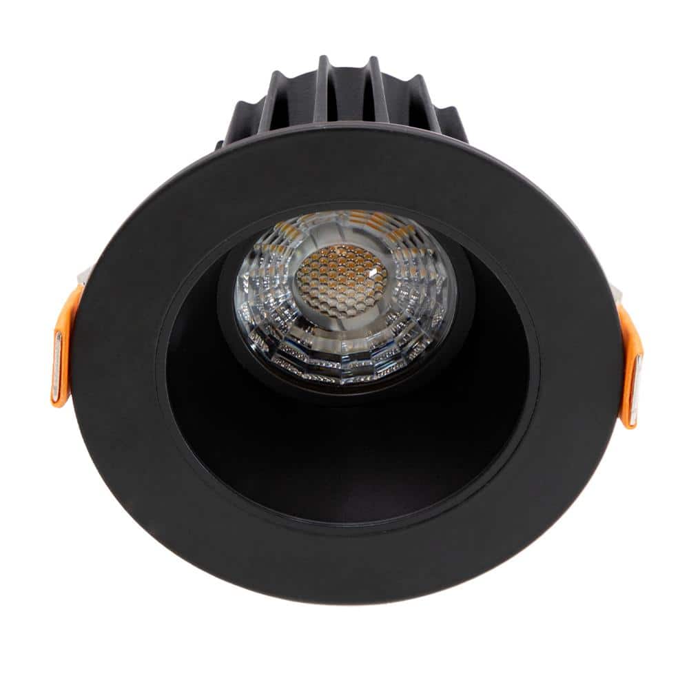 Black Aluminum 2-Inch Ultra-Thin Recessed LED Downlight