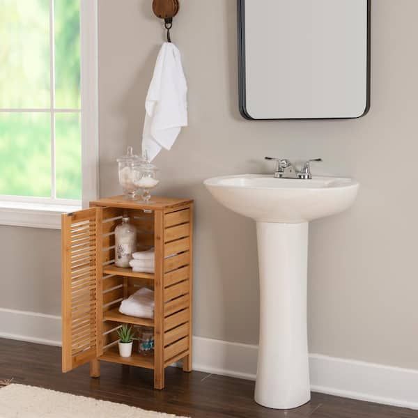 Goplus Freestanding Bathroom Storage Cabinet and Linen Tower