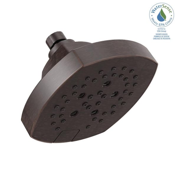 Delta Stryke 5-Spray Patterns 1.75 GPM 6 in. Wall Mount Fixed