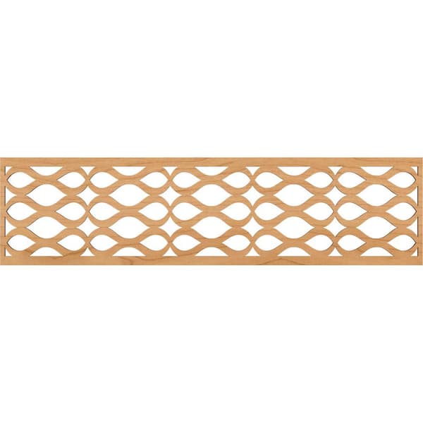 Ekena Millwork Somerset Fretwork 0.375 in. D x 47 in. W x 12 in. L Maple Wood Panel Moulding