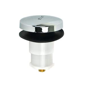 Foot Actuated Bathtub Stopper with 3/8 in. Pin Adapter in Chrome Plated