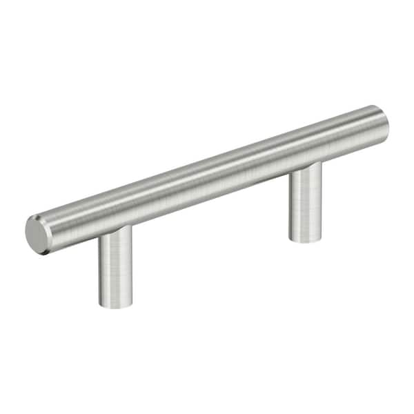Amerock Bar Pulls Hollow 3 in. Modern Stainless Steel Bar Cabinet Pull