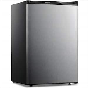 20.5 in. W 3.0 cu. ft. Upright Freezer Manual Defrost in Silver with Adjustable Temperature Controls