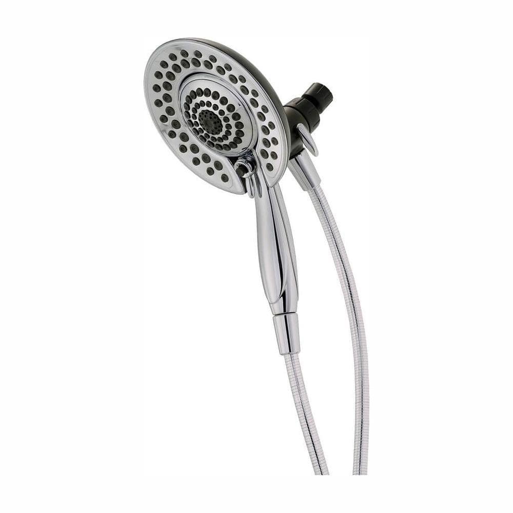 Delta In2ition 5-Spray Patterns 1.75 GPM 6.81 in. Wall Mount Dual Shower  Heads in Chrome 75583C The Home Depot