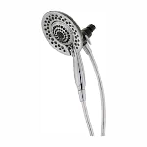 In2ition 5-Spray Patterns 1.75 GPM 6.81 in. Wall Mount Dual Shower Heads in Chrome