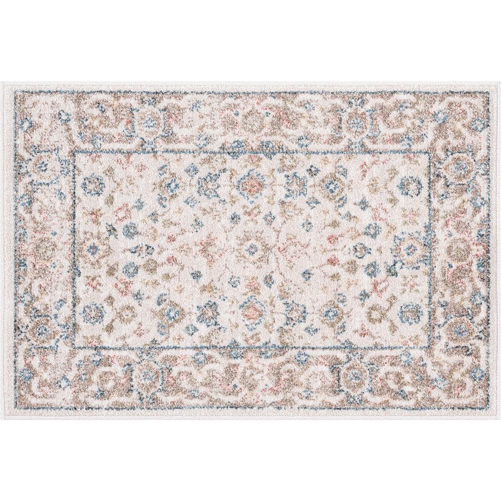 Magic Traditional Blue and Cream 2 ft. x 3 ft. Oriental Indoor Area Rug price history on PriceWatchPro