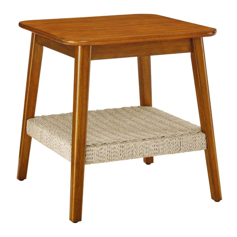 Single mid-century side table on a plain background.
