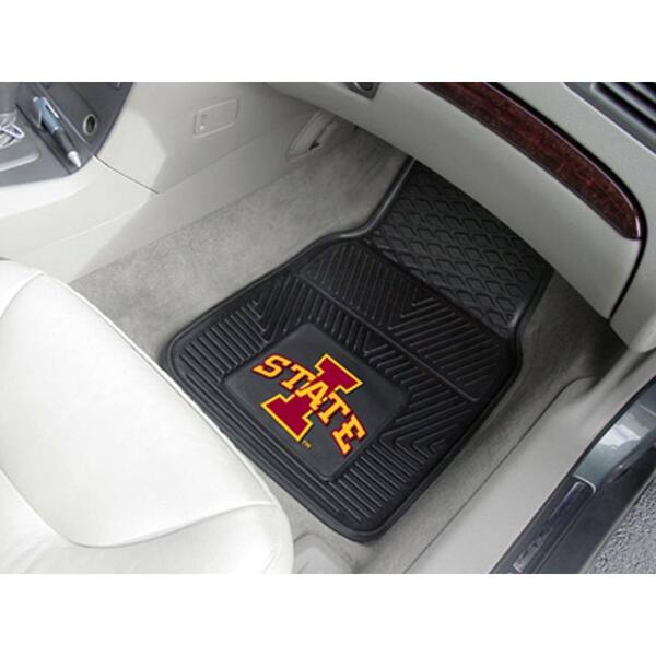 Vinyl Motorcycle Garage Mat - Iowa State University