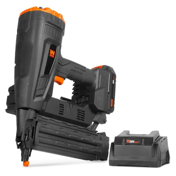 20V Max Cordless Brushless 18-Gauge 2-3/16 in. Brad Nailer with 2. 0Ah Battery and Charger (20518)