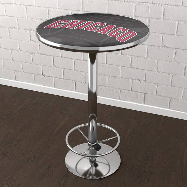 Chicago Bulls Fad Red 42 in. Bar Table NBA11CB2HD The Home Depot