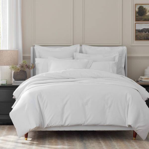 Legends Hotel Egyptian 4-Piece White Cotton Sateen King Sheet Set