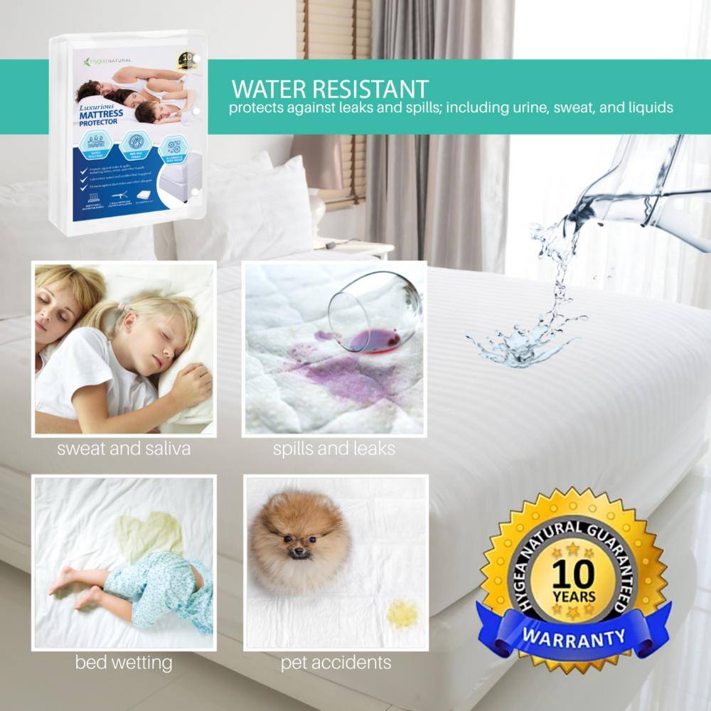 Twin Size Luxurious Waterproof Bed Bug Mattress Protector