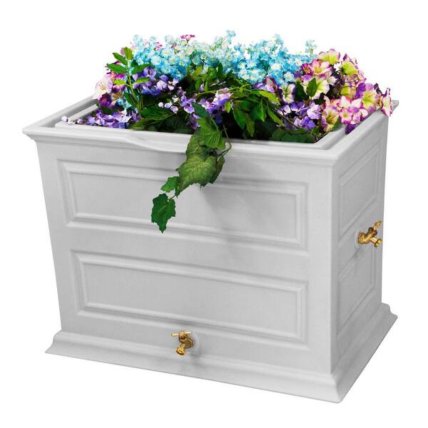 Good Ideas Cool Gray Savannah Elevated Garden Rain Saver SVERSCG2C