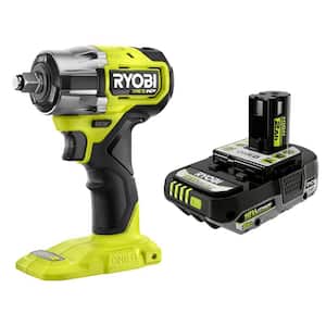 ONE+ HP 18V Brushless Cordless Compact 1/2 in 4 Mode Impact Wrench with 2.0 Ah HIGH PERFORMANCE Battery