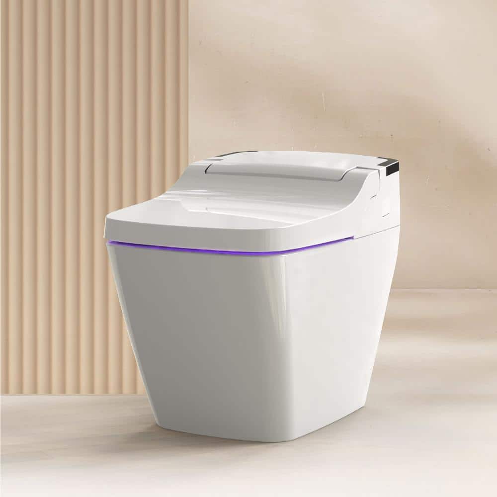 VOVO Stylement Tankless Smart Bidet One Piece Toilet Square in White, UV LED, Auto Flush, Heated Seat, Made in Korea TCB-090S - The Home Depot VOVO Stylement Tankless Smart Bidet One Piece Toilet Square in White, UV LED, Auto Flush, Heated Seat, Made in Korea TCB-090S - The Home Depot