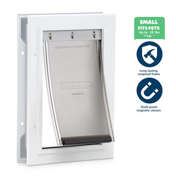 5 1/4 in. x 8 1/8 in. Freedom Aluminum Pet Door, Small