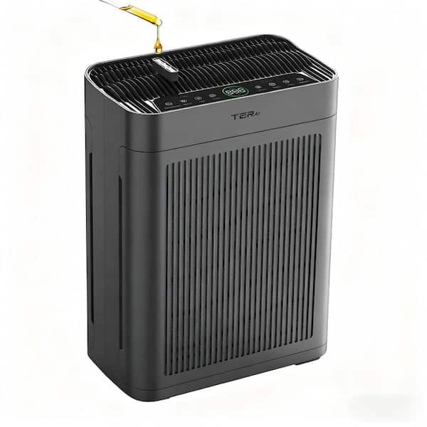 Air Purifiers for Home Large Room Up to 3000 sq. ft. with Washable Filters, H13 HEPA, Dual-Sided Air Intake, Gray