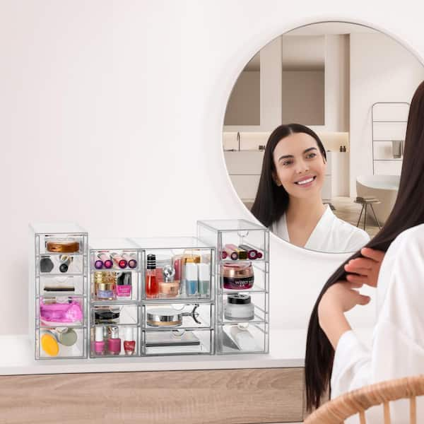 8 Drawers Makeup good Tower Organizer