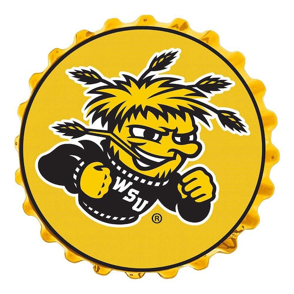 Wichita State Shockers 20'' x 20'' Retro Logo Circle Sign