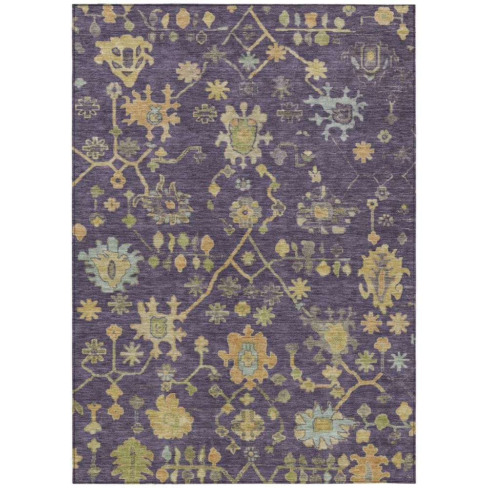 Chantille Machine Washable Indoor/Outdoor Abstract ACN1930 Purple 10 ft. x 14 ft. Area Rug price history on PriceWatchPro