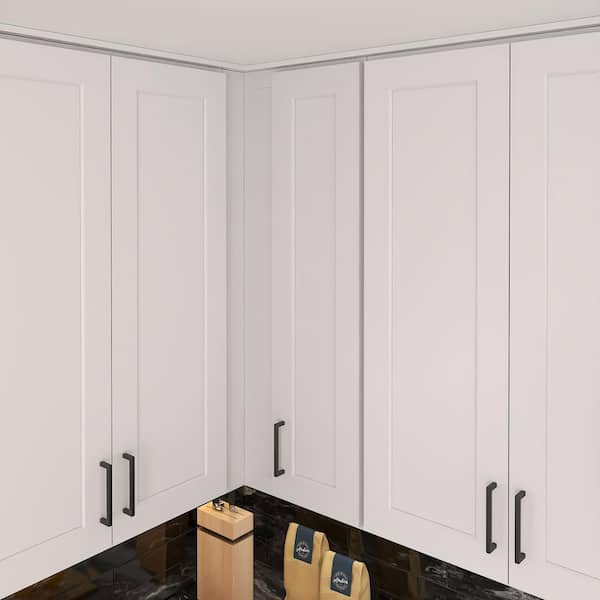 Furinno 27 in. W x 12 in. D x 42 in. H Ready to Assemble Wall Kitchen Cabinet in White