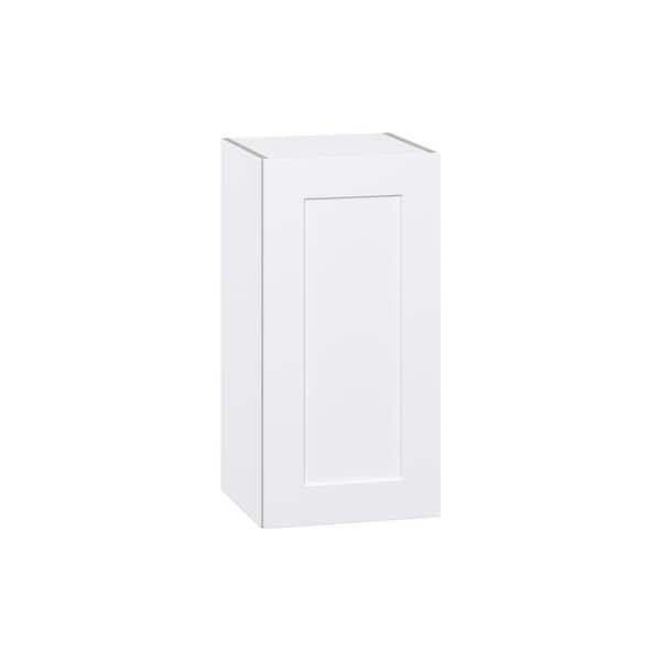 J COLLECTION Roseland 15 in. W x 14 in. D x 30 in. H Assembled Shaker Wall Kitchen Cabinet in Warm White