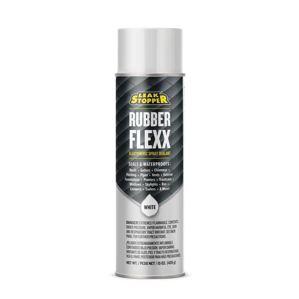 Gardner 15 oz. LEAK STOPPER RUBBER-FLEXX Sealant (White) 0326-GA-6