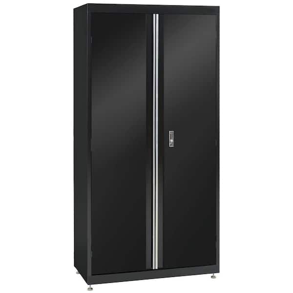 Sandusky 72 in. x 36 in. Steel Welded Floor Cabinet in Black