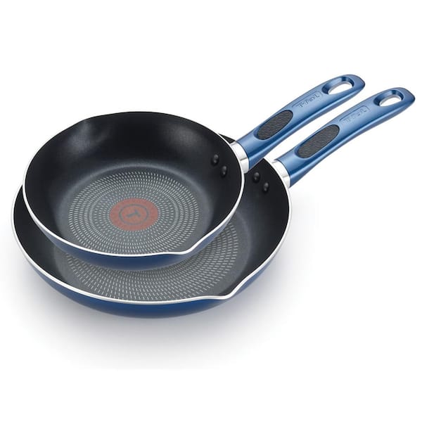 Excite 2-Piece Blue Aluminum Non-Stick Frying Pan Set