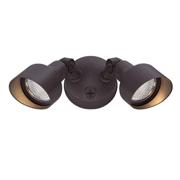 Acclaim Lighting Flood Lights Collection 2-Light Architectural Bronze Outdoor LED Light Fixture