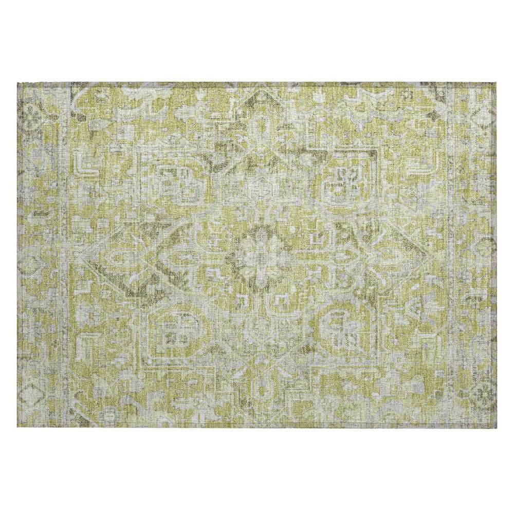 Artichoke Green 2 ft. x 3 ft. Woven Oriental Rectangle Indoor/Outdoor Area Rug price history on PriceWatchPro