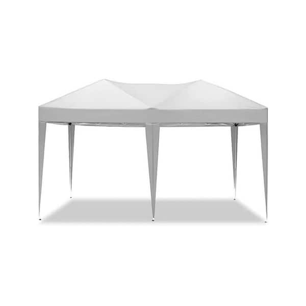 Tidoin 20 ft. x 10 ft. Wedding Party Canopy Outdoor Portable Gazebo with 6-Removable Sidewalls