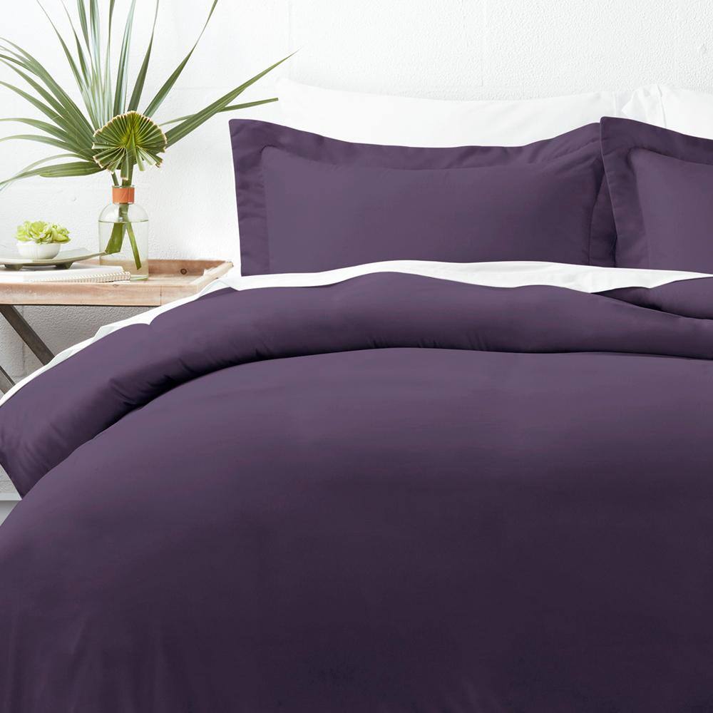 purple double duvet cover