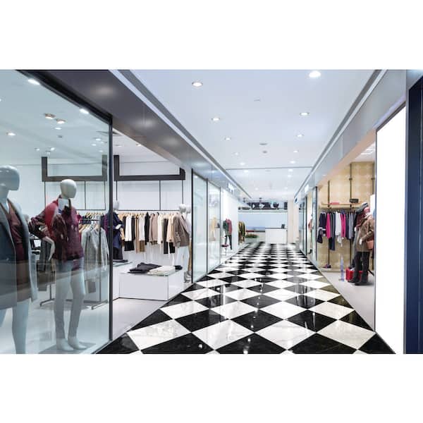 Danceler 24 in. x 24 in. Matte Porcelain Marble Look Floor and Wall Tile (465.12 sq. ft./Pallet)