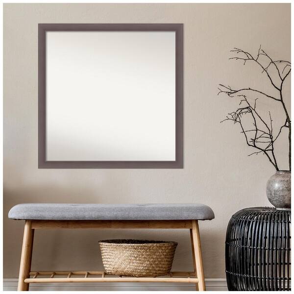 Amanti Art Urban Pewter 28.5 in. W x 28.5 in. H Non-Beveled 