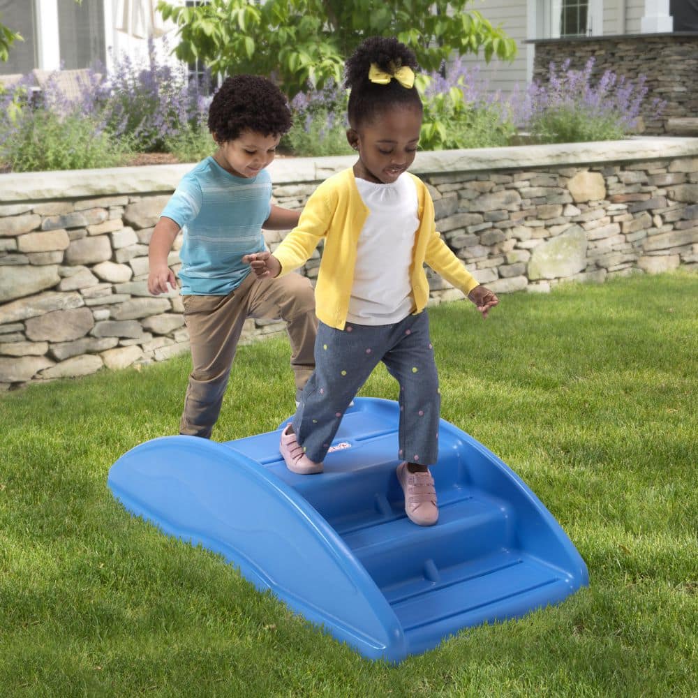 Simplay3 Blue Two-Sided Rocking and Climbing Bridge