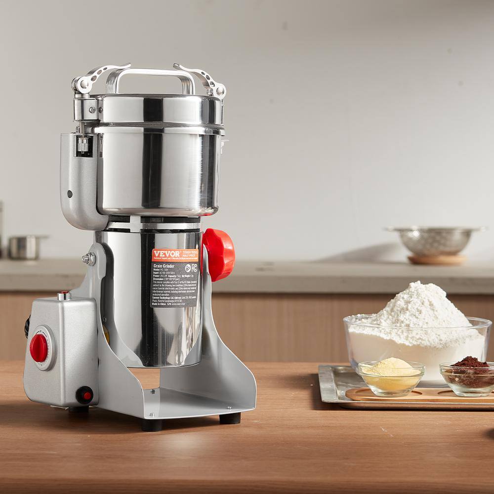 VEVOR 750g High Speed Stainless Steel Electric Grain Mill Grinder